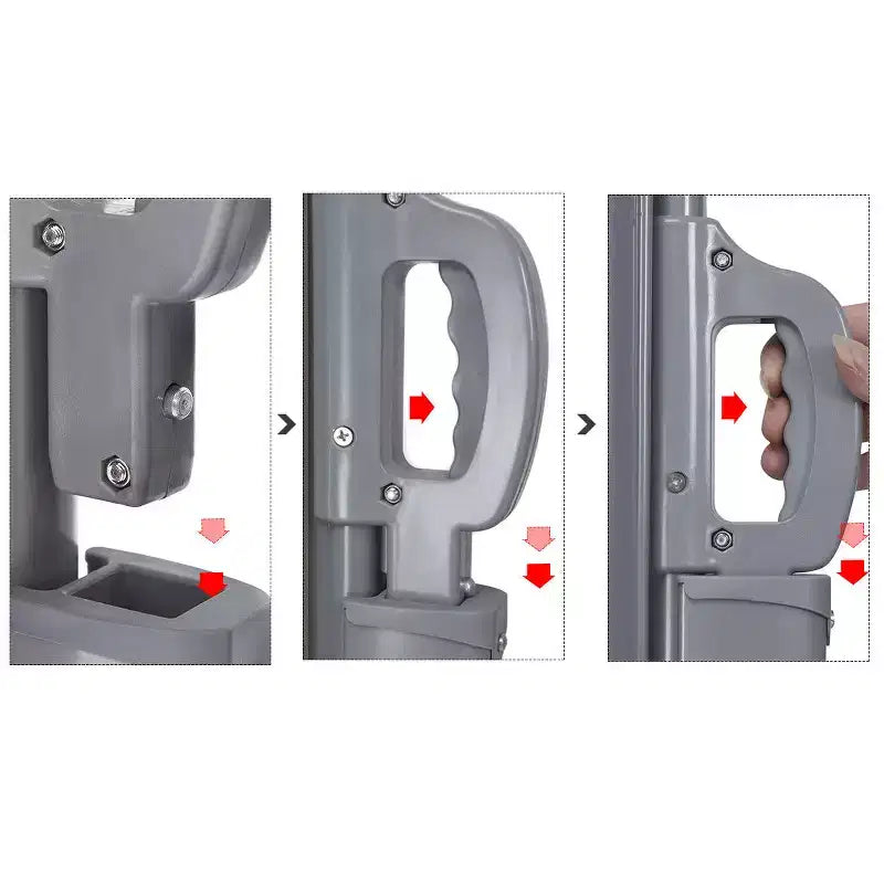 Divisorio a schermo avvolgibile a doppio braccio estensibile per patio, 237x63H cm