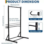 Portabiciclette Autoportante, Capacità 5 Bici 180 kg, Cavalletto Verticale per Bici da Garage, Organizer per Biciclette da Interno, Contiene Fino a 5 Bici