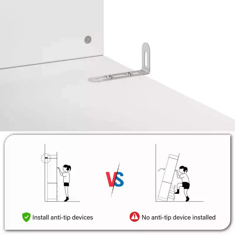 Credenza dispensa cucina autoportante, mobile contenitore da cucina con 4 cassetti/scaffali aperti, mobile organizer per cucina e angolo caffè