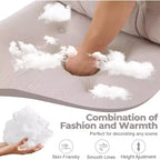 Sedia Criss Cross Cloud, Comoda Sedia da Scrivania con/senza Ruote in Velluto a Coste, Moderna Sedia Girevole Grigio Chiaro