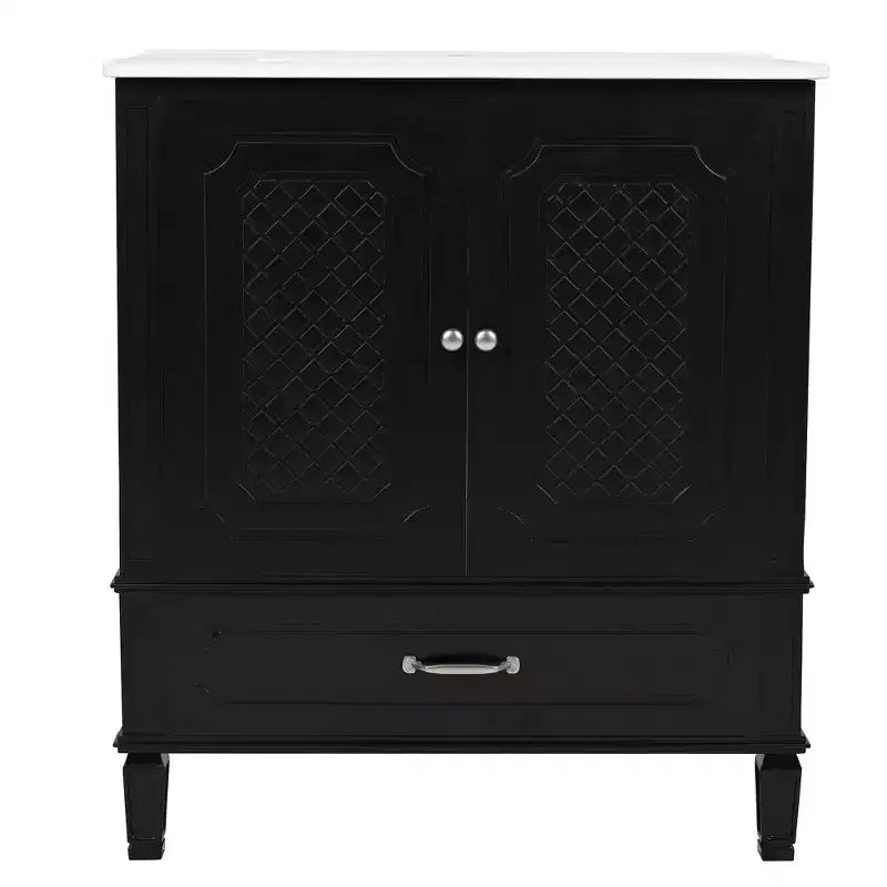 Mobile bagno doppio lavabo da 60 pollici in legno, mobiletto contenitore per bagno con doppio lavabo, grandi mobiletti da bagno a terra con cassetto