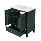 Mobile bagno doppio lavabo da 60 pollici in legno, mobiletto contenitore per bagno con doppio lavabo, grandi mobiletti da bagno a terra con cassetto