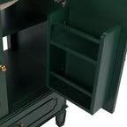 Mobile bagno doppio lavabo da 60 pollici in legno, mobiletto contenitore per bagno con doppio lavabo, grandi mobiletti da bagno a terra con cassetto