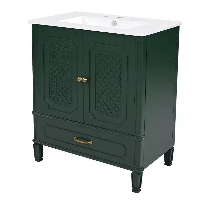 Mobile bagno doppio lavabo da 60 pollici in legno, mobiletto contenitore per bagno con doppio lavabo, grandi mobiletti da bagno a terra con cassetto