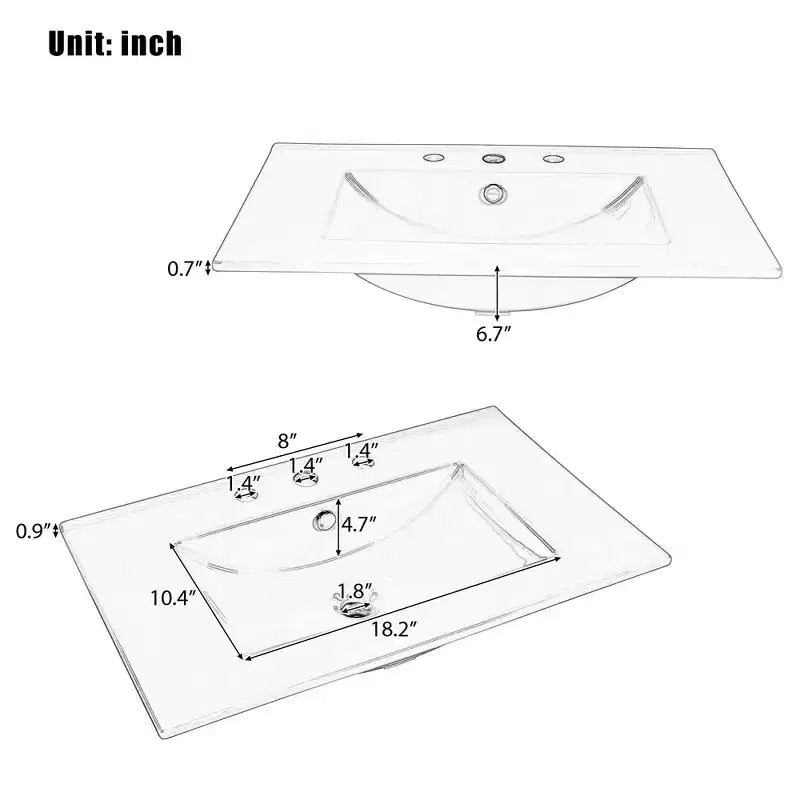 Mobile bagno doppio lavabo da 60 pollici in legno, mobiletto contenitore per bagno con doppio lavabo, grandi mobiletti da bagno a terra con cassetto