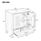 Mobile bagno doppio lavabo da 60 pollici in legno, mobiletto contenitore per bagno con doppio lavabo, grandi mobiletti da bagno a terra con cassetto