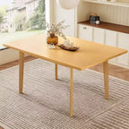 Tavolo da pranzo rustico in stile fattoria con struttura in legno massello, tavolo da pranzo moderno minimalista per cucina, sala da pranzo, soggiorno