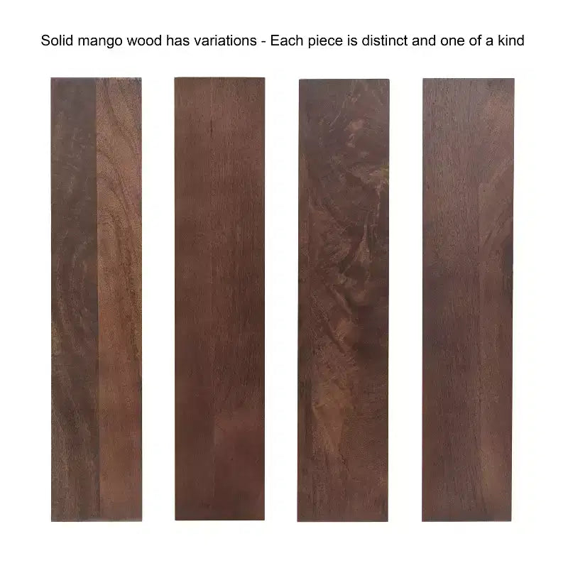 Tavolino Rettangolare in Legno, 20x12x24, Bianco e Noce